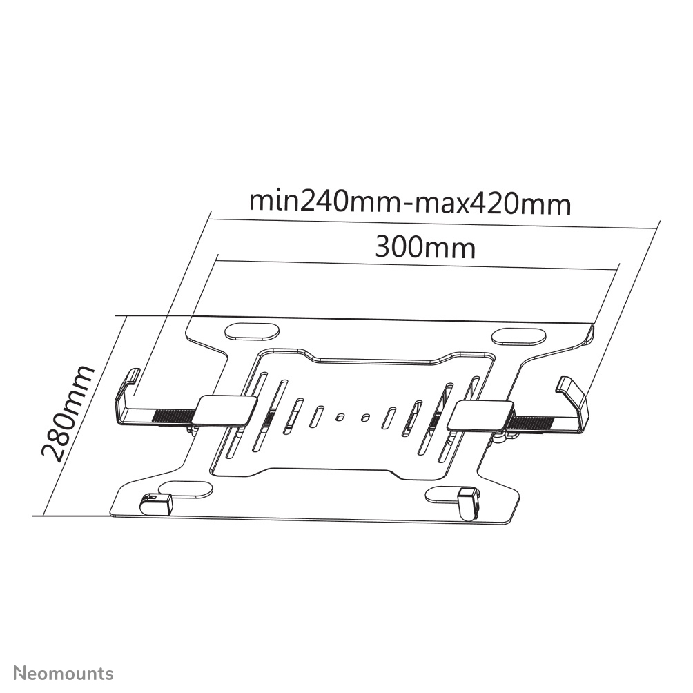 Neomounts NOTEBOOK-V200 Laptop holder 10-15" - VESA - universal